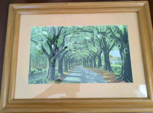Art print framed under - print,