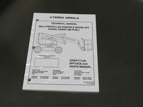 Terex ta50rt fuel - ta50rt, self