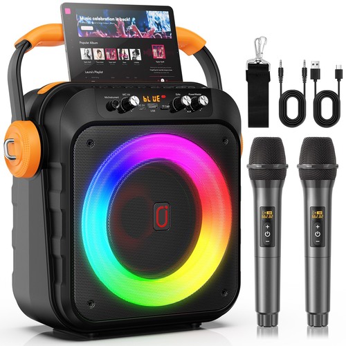 Portable karaoke machine with - portable,