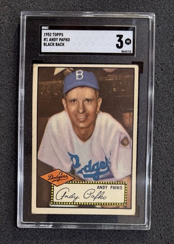 1952 topps baseball 1 - 1952, #1