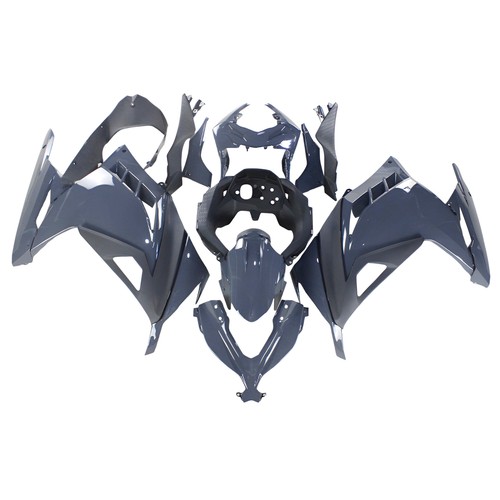 Abs plastic gray black - black, fairing