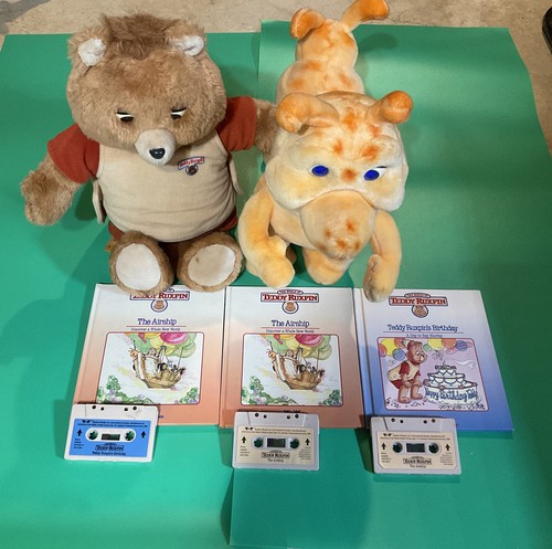 Teddy ruxpin and grubby - teddy, dolls