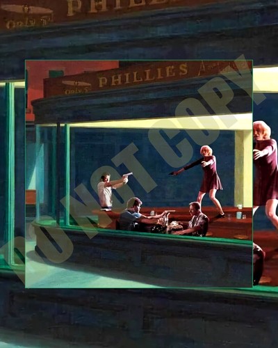 Pulp fiction movie diner - movie, scene