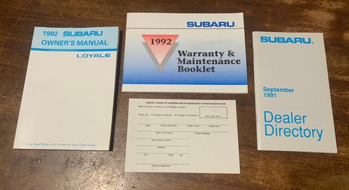1992 subaru loyale oem 4pc - loyale,