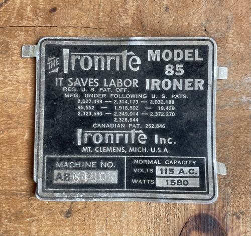 Vintage ironrite model - vintage,