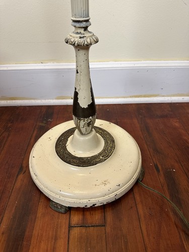 Antique art deco torchiere - art,