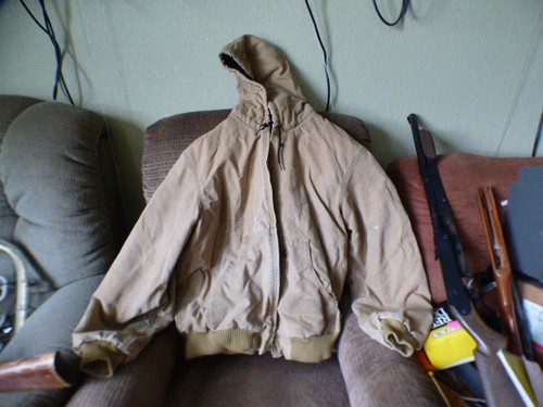 Vintage carhart biege hooded - vintage,