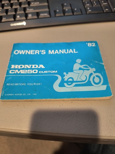 1982 honda cm250 custom owners - honda,