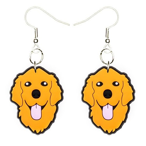 Golden retriever earrings - retriever,