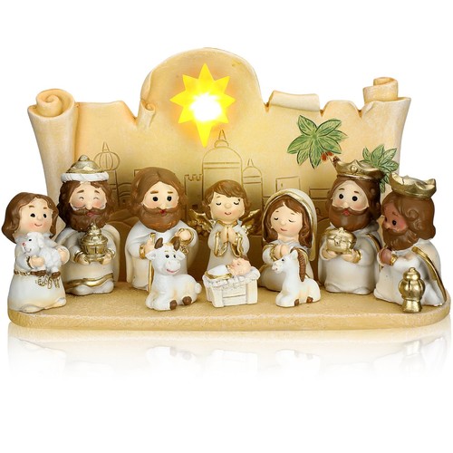 Pcs mini christmas nativity - 11,