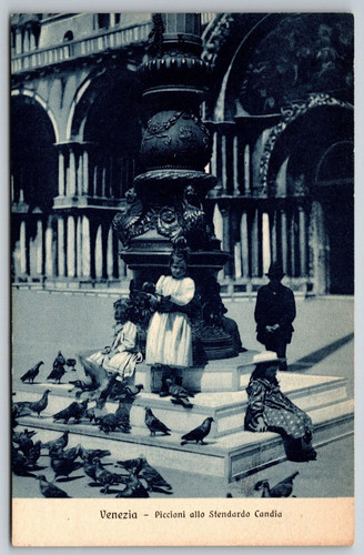 Antique rppc little girls - antique,
