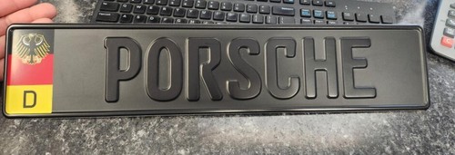 Porsche german black - black, on