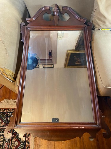 Large vintage wood framed - large,