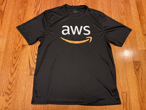 Aws athletic shirt lg - aws,