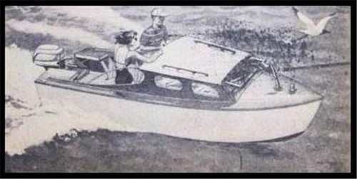 Outboard cabin cruiser - 17',
