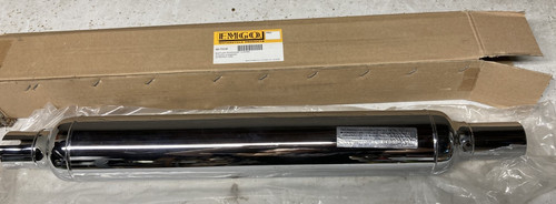 Panhead style muffler - style, chrome