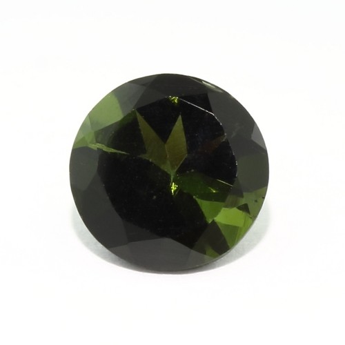 Green tourmaline round - tourmaline,