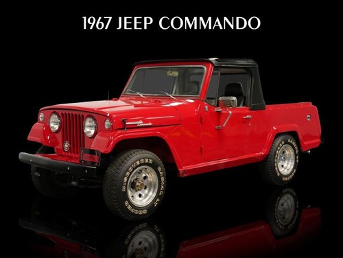 1967 jeep commando red - jeep,