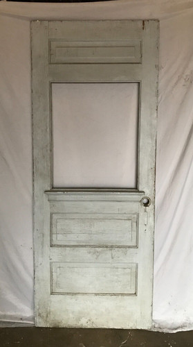 Antique vtg shabby gray 32x80 - antique,
