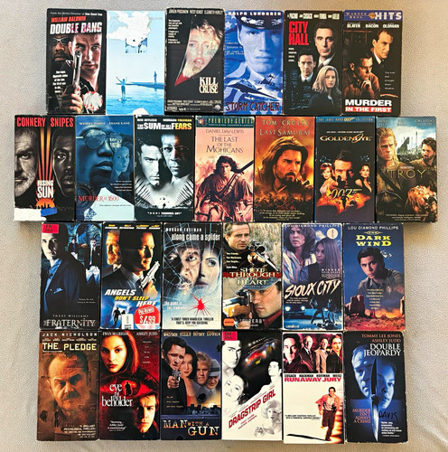 Vhs movie lot bundle action - movie,