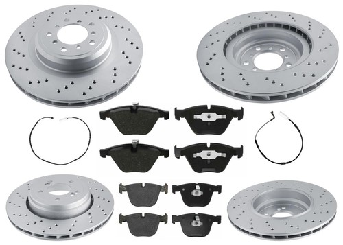 Front rear geo coated rotors - coated,