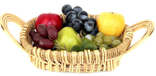 Decorative fruit basket wicker - basket,