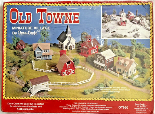 Old towne miniature - old, village