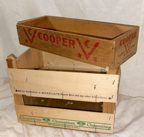Wooden fruit boxes cooper - fruit, &