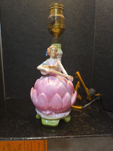 Vtg non working bisque lady - vtg,
