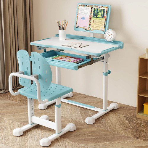 Kid study desk chair set - &,