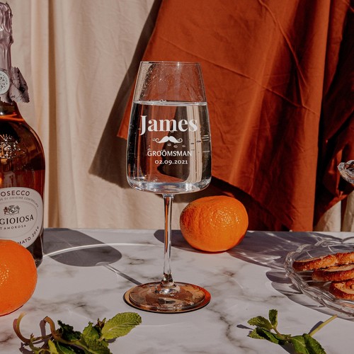 Engraved 420ml white wine - 420ml,