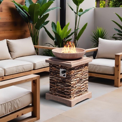 Outdoor propane fire pit - propane,