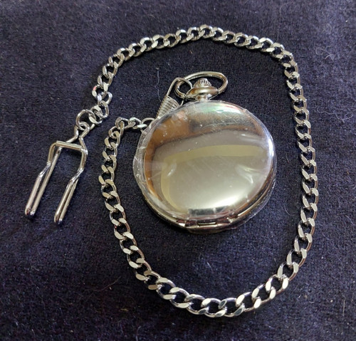 Pocket watch chain silver - pocket, w/chain