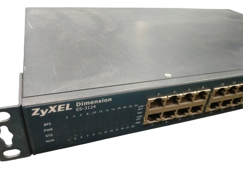 Zyxel 3124 port switch - es-3124, 24-port