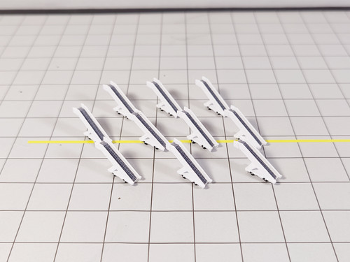 10x white widebody aircraft - white,
