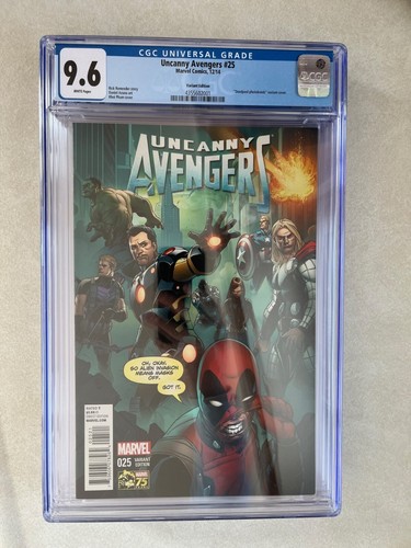 Uncanny avengers cgc 9 6 - avengers, #25
