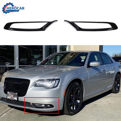 2pcs gloss black front - gloss, fog