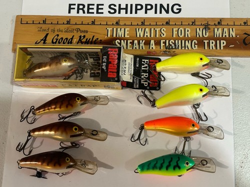 Lot rapala wood fat - of,
