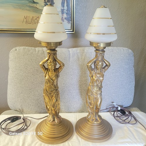 Pair large antique - antique, art
