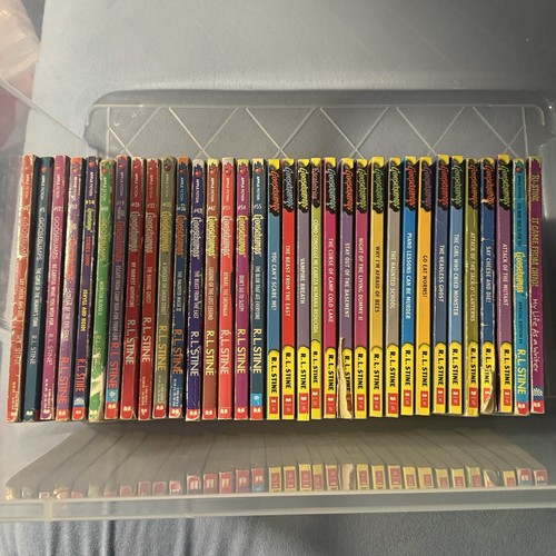 Vintage goosebumps book lot - vintage,
