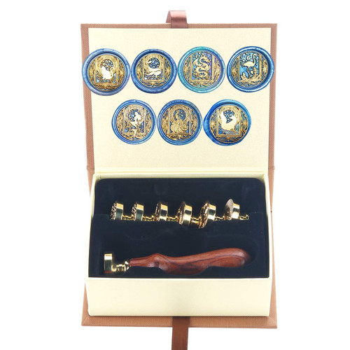Wax seal stamp kit - wax, kit,