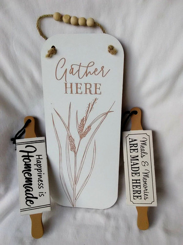 Wall sign gather - wall,
