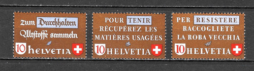 Switzerland 1942 recycling - switzerland,