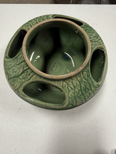 Vintage green crackle glaze - crackle,