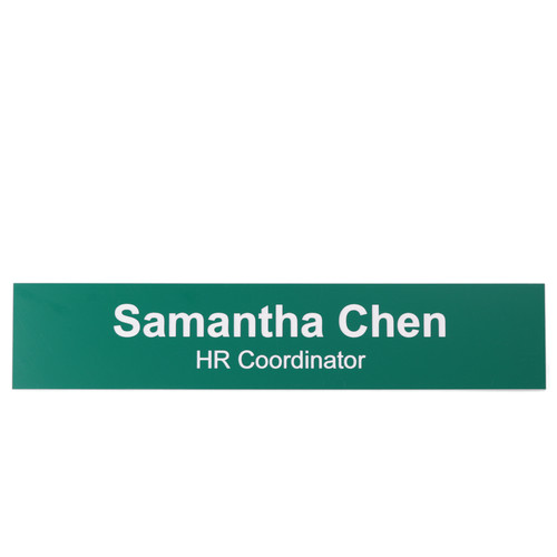 Name plate for - desk, or