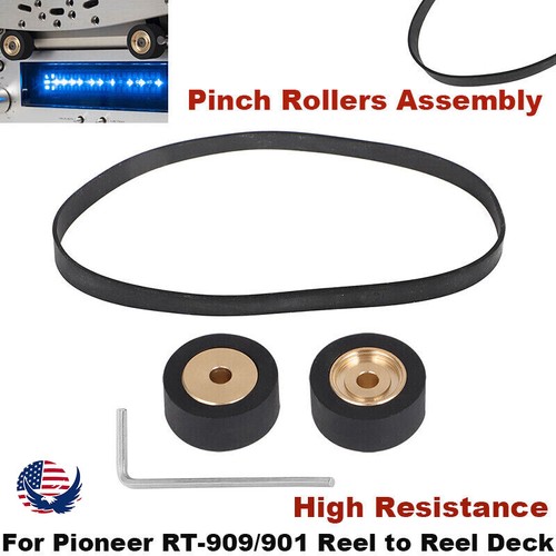 Pair pinch rollers with - pair, of