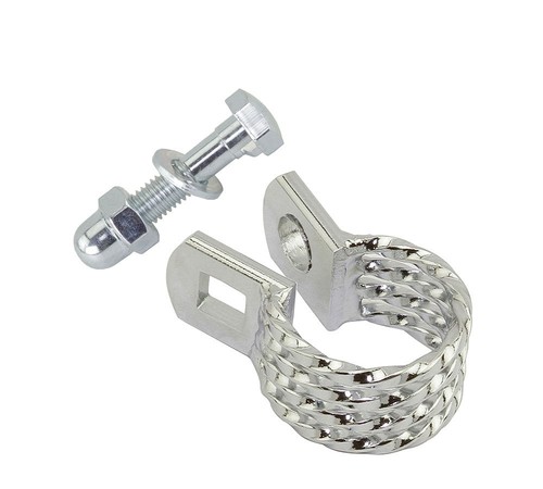 Chrome quadruple twist - 1",