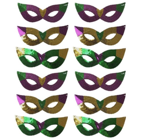 Purple green and gold - green,