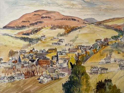 Antique wpa painting - antique,