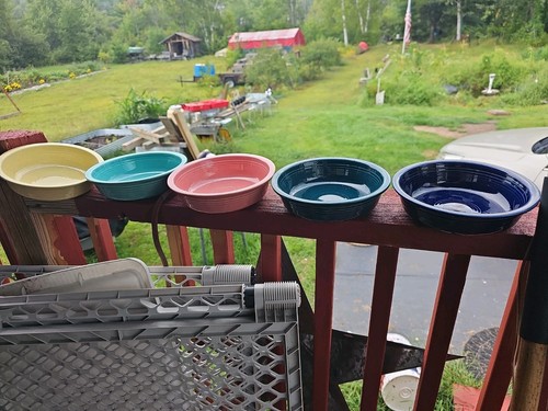 Lot fiesta ware bowls - ware,